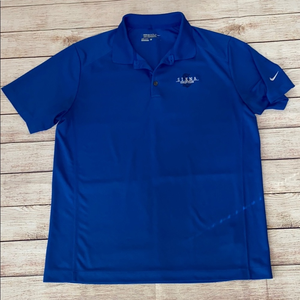 Nike Golf Tour Performance Blue L Polo